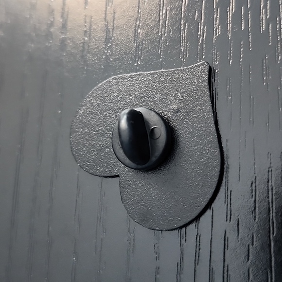 Football Heart Enamel Pin - Picture 2 of 3